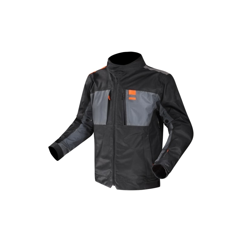 Veste moto LS2 TITANIUM bleu-orange