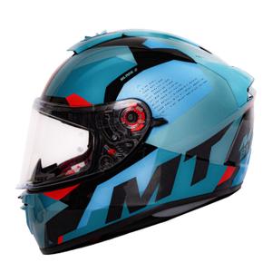 Casque moto intégral MT Blade 2 SV Fade E17 noir-rouge-bleu vente soldes