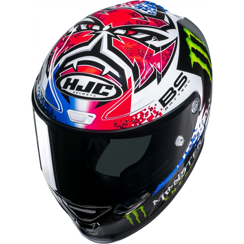 Casque moto intégral HJC RPHA 1 Quartararo Le Mans Sp MC21 noir-blanc-rouge