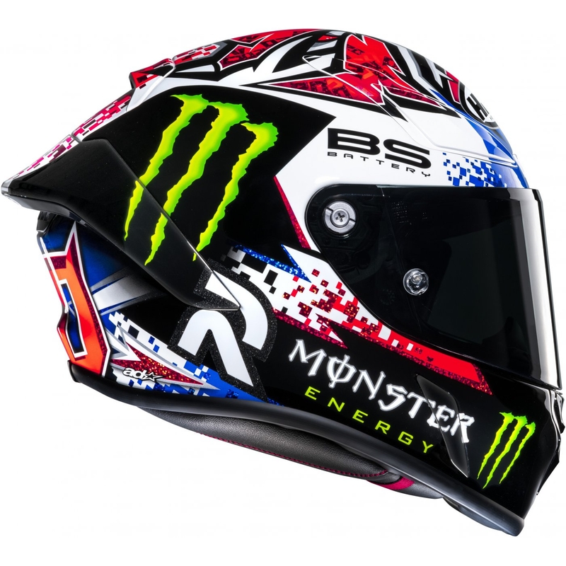 Casque moto intégral HJC RPHA 1 Quartararo Le Mans Sp MC21 noir-blanc-rouge