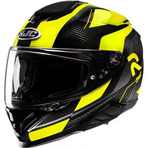 Casque moto intégral HJC RPHA 71 Carbon Hamil MC3H noir-jaune
