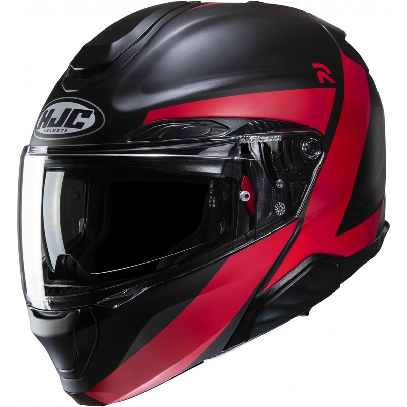HJC RPHA 91 Abbes MC1SF casque moto noir et rouge