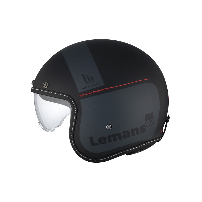 Casque moto ouvert MT Le Mans 2 SV Qualité B2 noir mat soldes