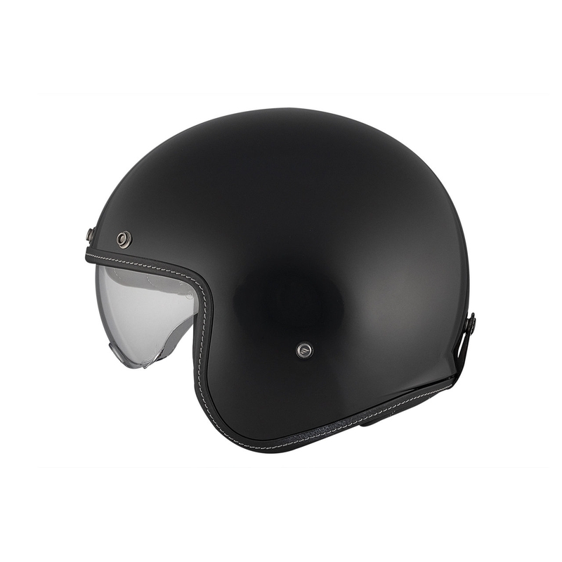 Casque moto ouvert MT Le Mans 2 SV S SOLID A1 noir brillant