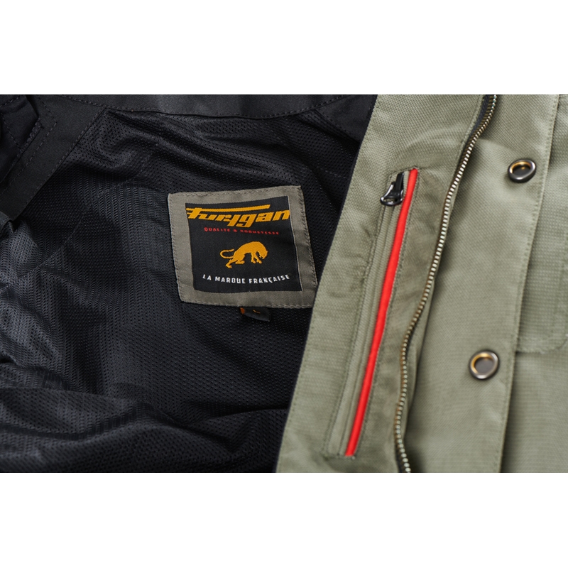 Chemise de moto Furygan Marlon X Kevlar verte