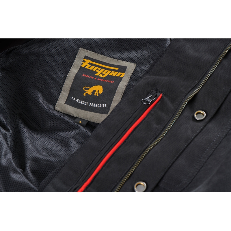 Chemise de moto Furygan Marlon X Kevlar noire
