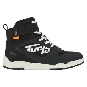 Bottes de moto Furygan Get Down noires et blanches