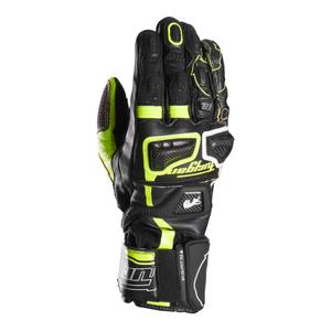 Gants moto Furygan Styg 20 x Kevlar noir-jaune fluo-blanc