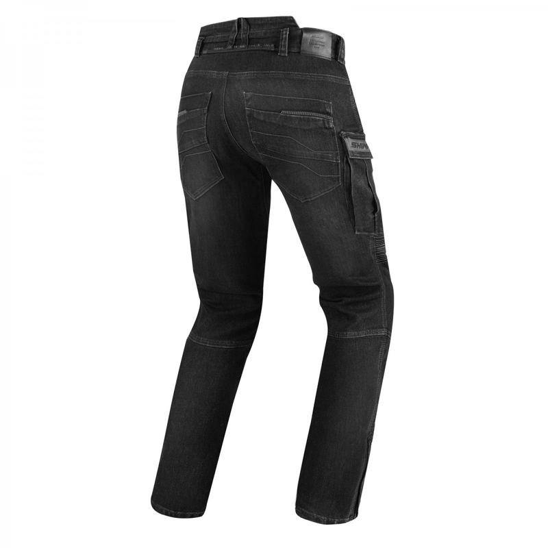 Jeans moto Shima GIRO 2.0 URBAN délavé noir soldes