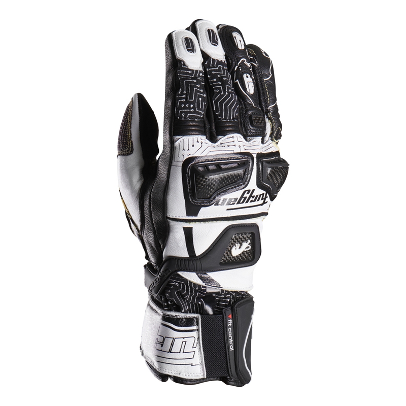 Gants moto Furygan Styg 20 x Kevlar blanc-noir