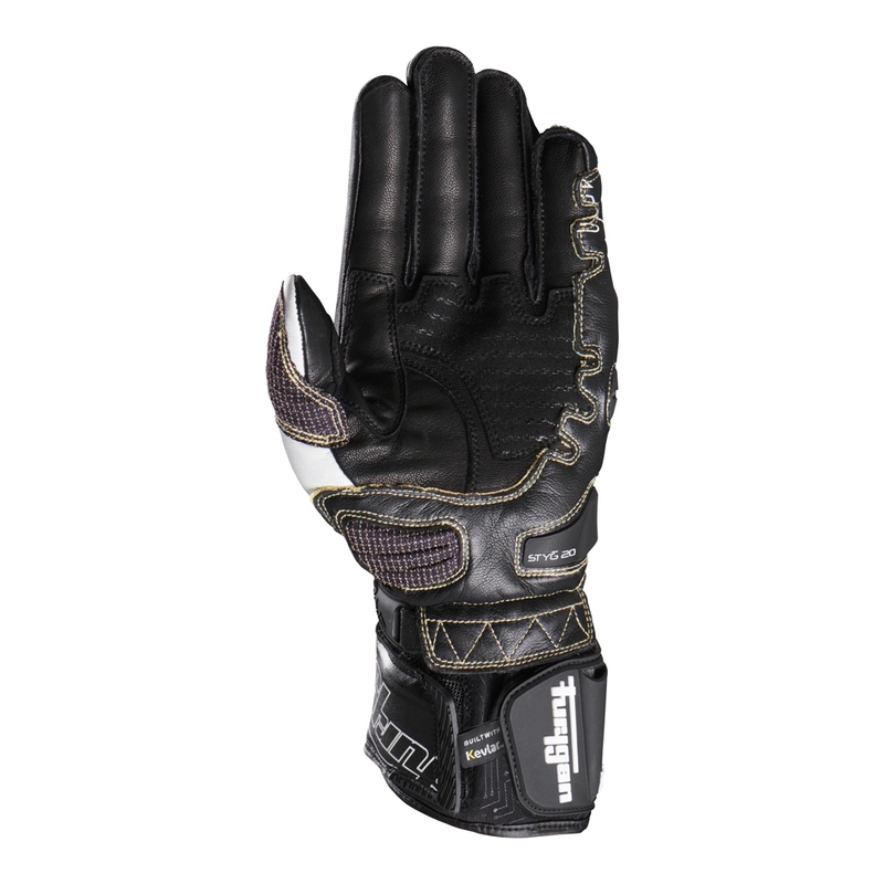 Gants moto Furygan Styg 20 x Kevlar blanc-noir
