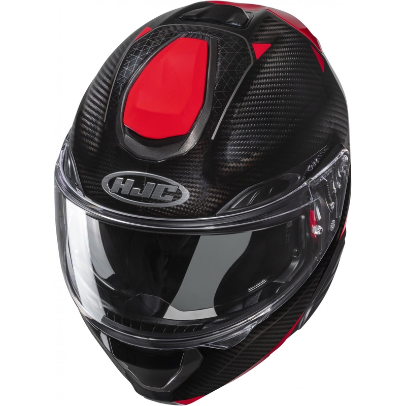 Casque moto modulable HJC RPHA 91 CARBON Noela MC1 noir-rouge soldes
