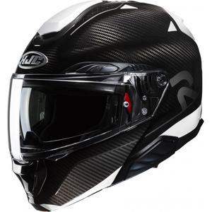 Casque moto modulable HJC RPHA 91 CARBON Noela MC5 noir-blanc
