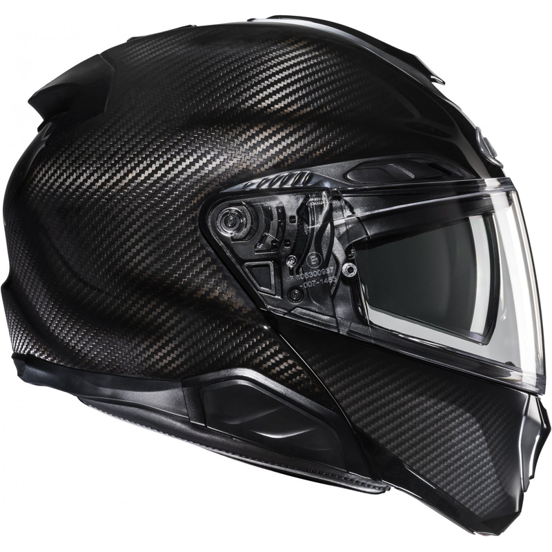 Casque de moto modulable HJC RPHA 91 CARBON noir