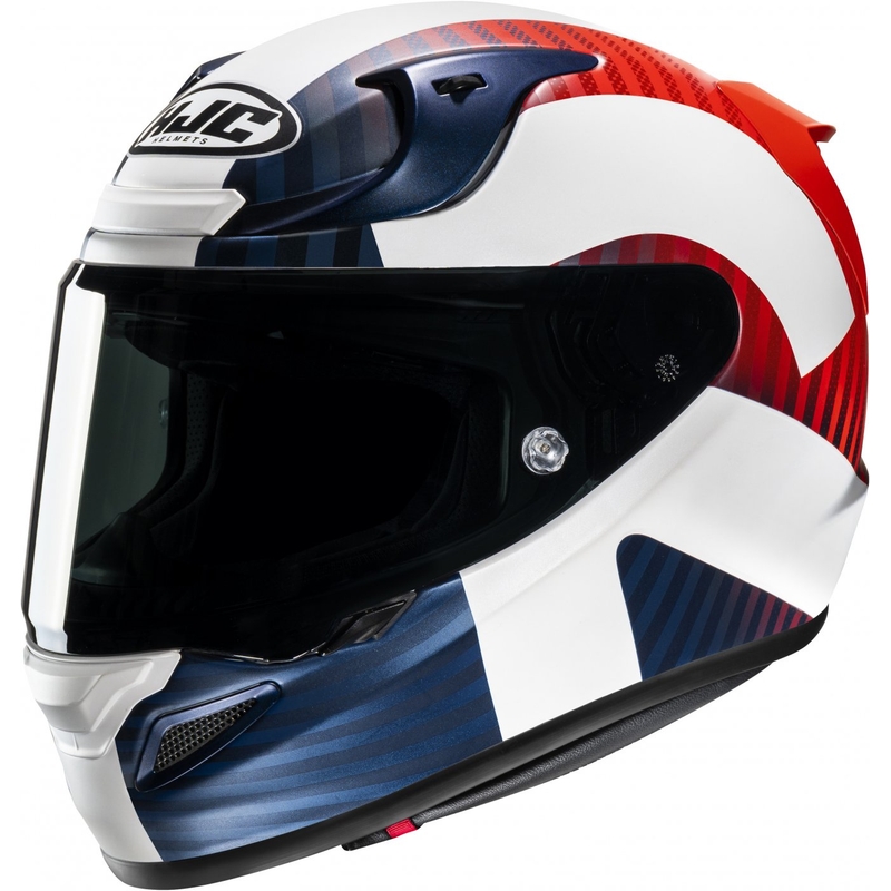 Casque moto intégral HJC RPHA 12 Ottin MC21SF blanc-bleu-rouge