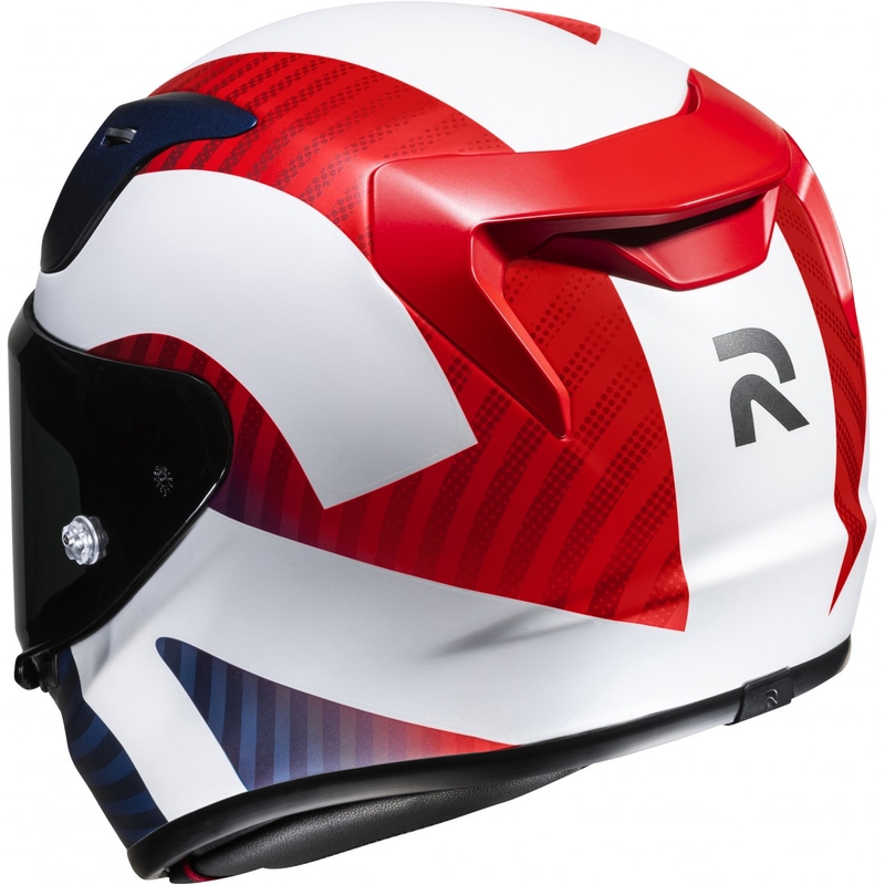 Casque moto intégral HJC RPHA 12 Ottin MC21SF blanc-bleu-rouge