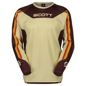Maillot motocross Scott EVO DIRT DEEP marron-beige