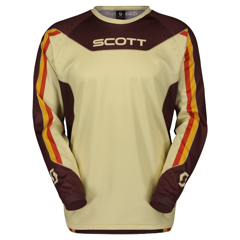 Maillot motocross Scott EVO DIRT DEEP marron-beige