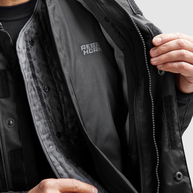 Veste moto Rebelhorn Cubby V noire