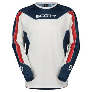 Maillot motocross Scott EVO DIRT rouge et blanc