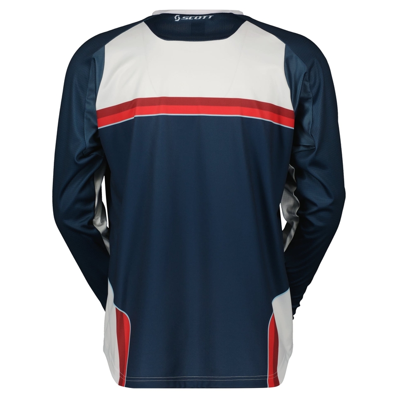 Maillot motocross Scott EVO DIRT rouge et blanc
