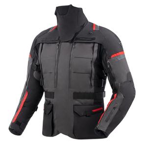 Veste moto Rebelhorn Cubby V noir-anthracite-rouge