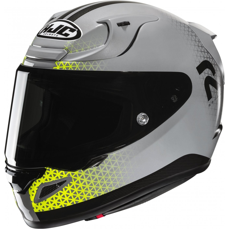 Casque moto intégral HJC RPHA 12 Enoth MC3H gris-jaune soldes