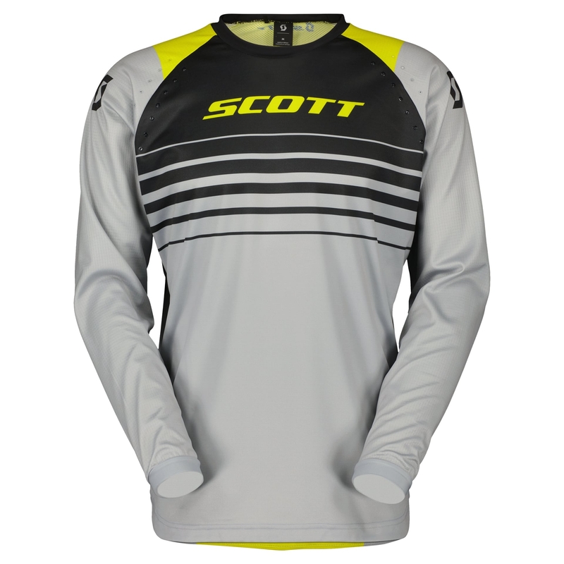 Maillot motocross Scott EVO SWAP gris-jaune