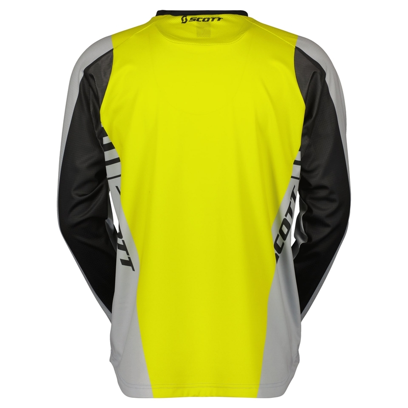 Maillot motocross Scott EVO SWAP gris-jaune