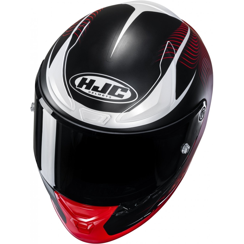 Casque moto intégral HJC RPHA 1 Lovis MC1SF rouge-noir-blanc soldes