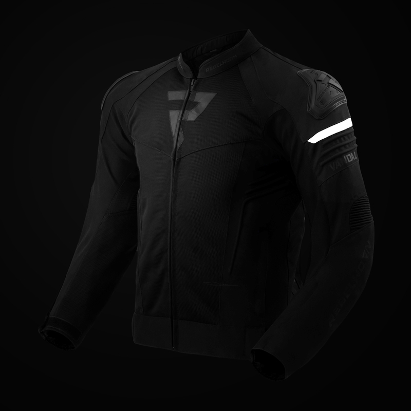 Veste de moto Rebelhorn Vandal Mesh Black