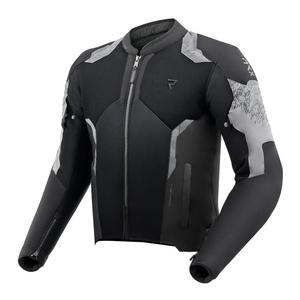 Veste de moto Rebelhorn Jax noire et grise