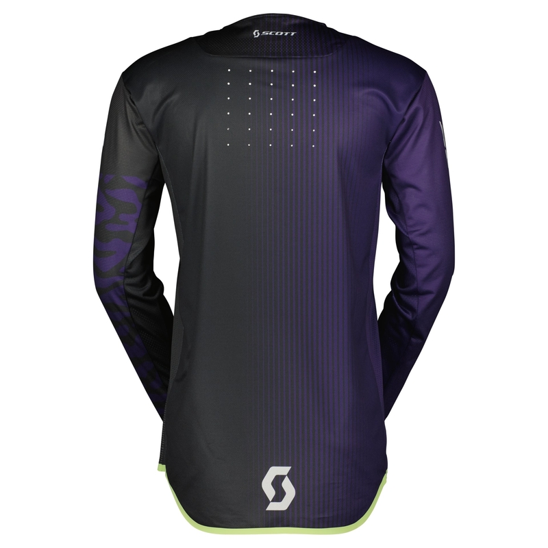 Maillot motocross Scott PODIUM PRO violet et menthe