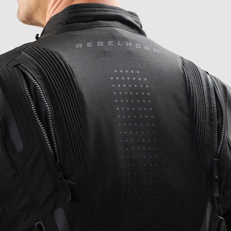 Veste de moto Rebelhorn Hiker IV noire