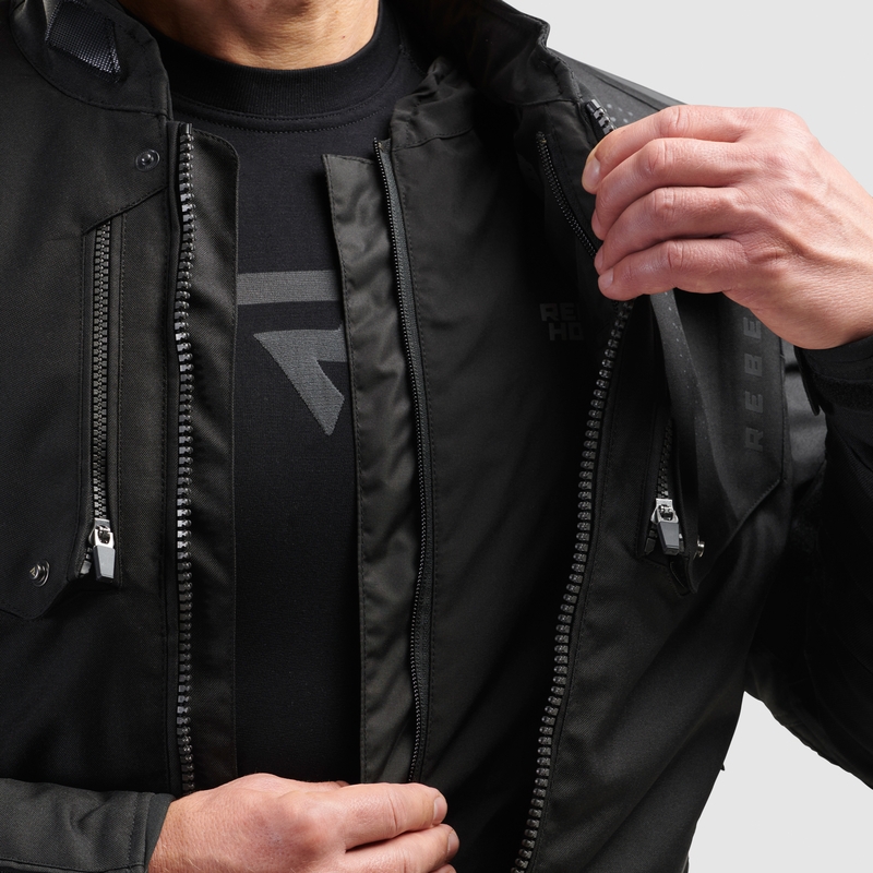 Veste de moto Rebelhorn Hiker IV noire