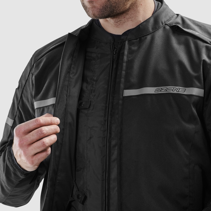 Veste de moto Ozone Rider noire