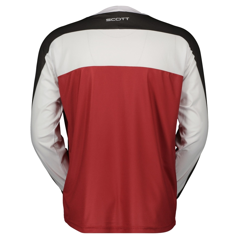 Maillot motocross Scott X-PLORE SWAP rouge-noir