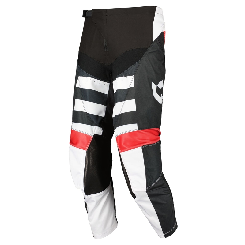 Scott EVO RACE Pantalon Motocross blanc et rouge