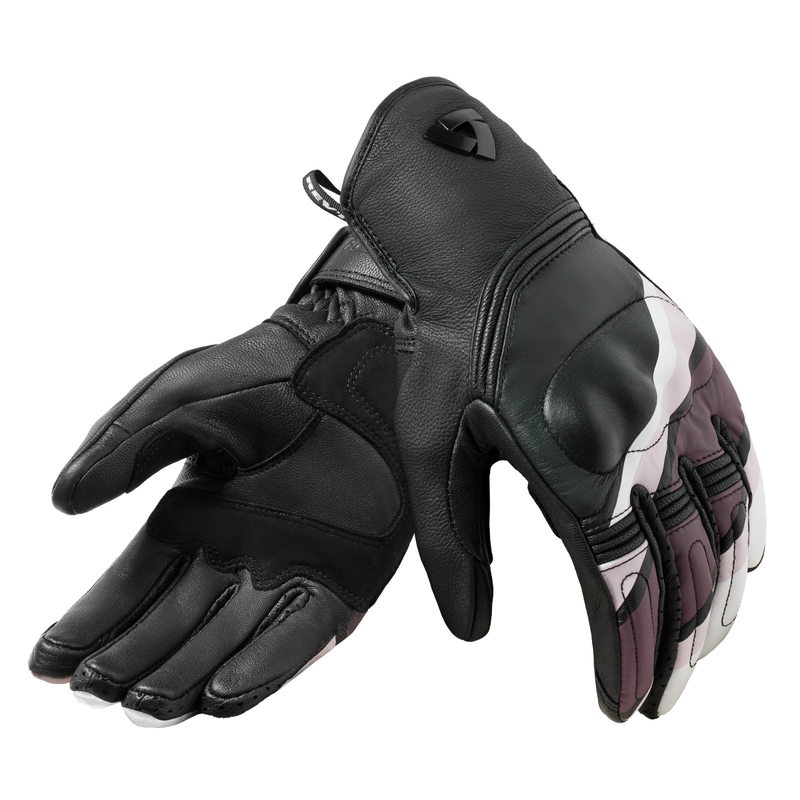 Gants de moto Revit Redhill noirs et roses pour femmes