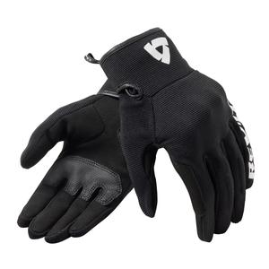 Gants de moto Revit Access noirs et blancs pour femmes