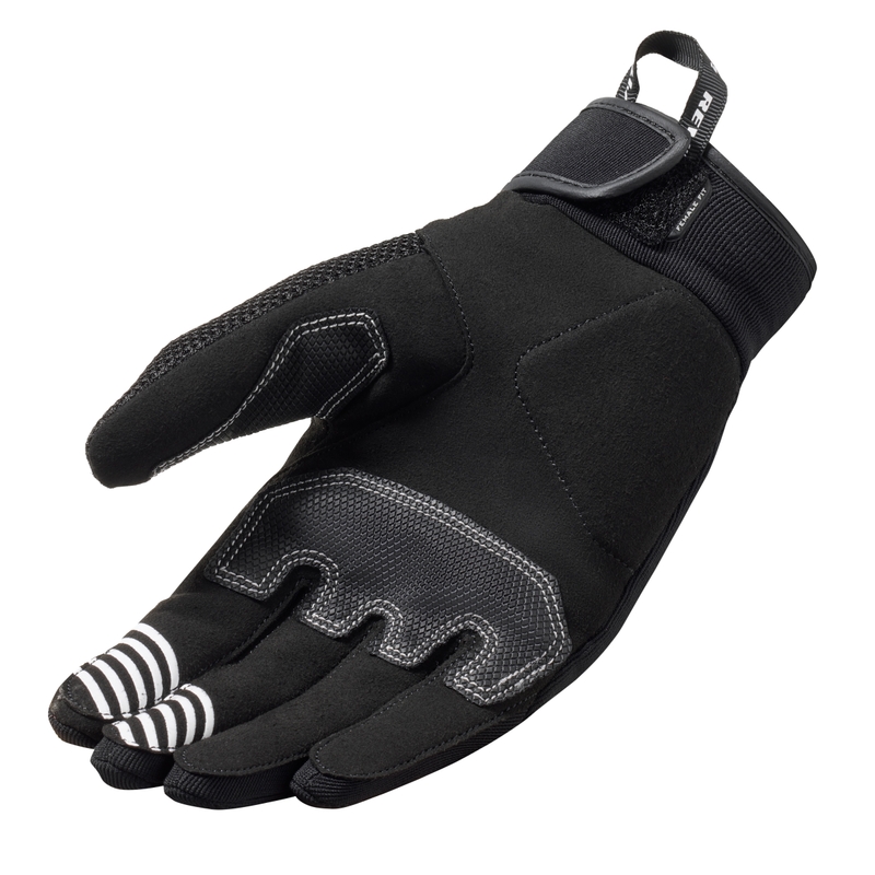 Gants de moto Revit Endo noir et blanc pour femmes