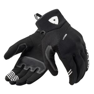 Gants de moto Revit Endo noir et blanc
