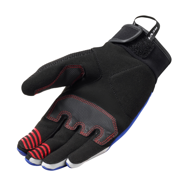 Gants de moto Revit Endo noir et bleu