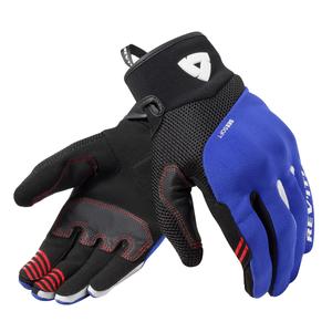 Gants de moto Revit Endo noir et bleu