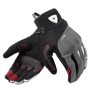 Gants de moto Revit Endo gris-noir