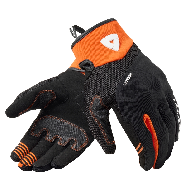 Gants de moto Revit Endo noir-orange