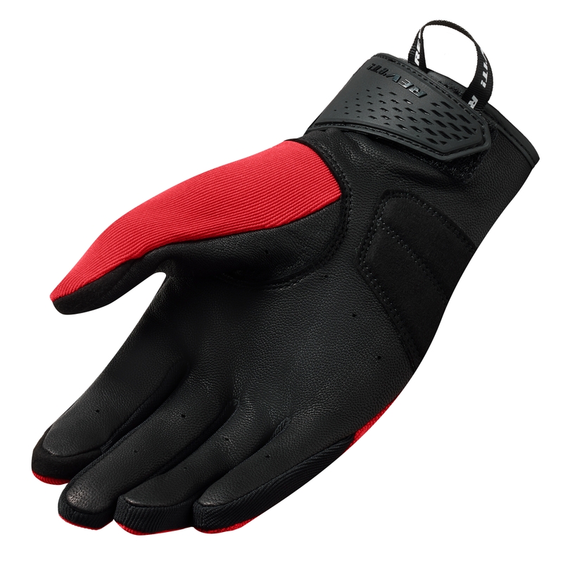 Gants de moto Revit Mosca 2 rouge et noir pour femme