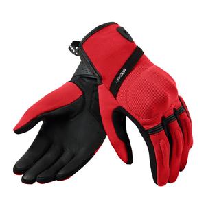 Gants de moto Revit Mosca 2 rouge et noir pour femme
