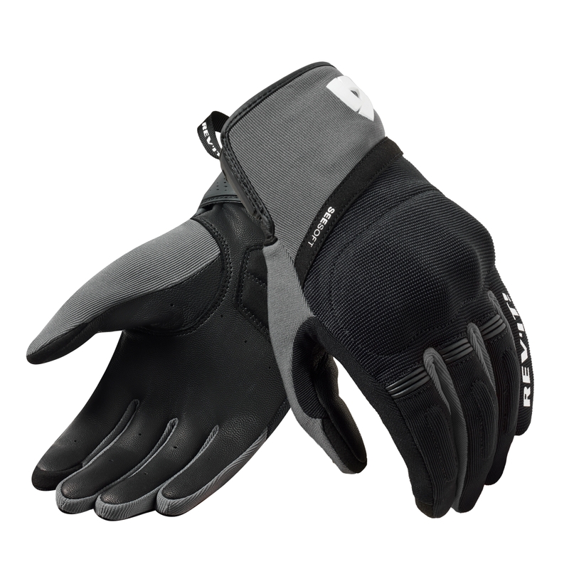 Gants de moto Revit Mosca 2 noir-gris