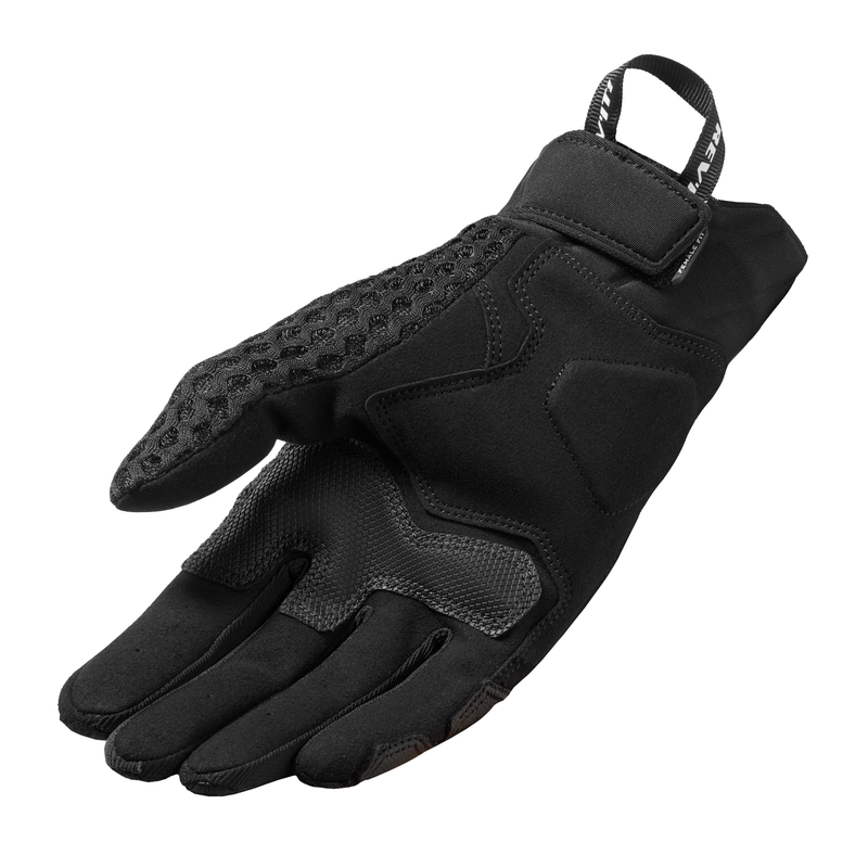 Gants de moto Revit Veloz pour femmes, noirs